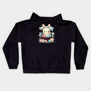 Cute Easter Bunny Easter Egg Men Women Kids Kids Hoodie